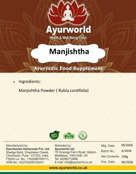 Manjishtha Churna Organic